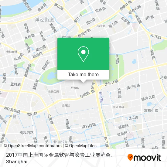 2017中国上海国际金属软管与胶管工业展览会 map