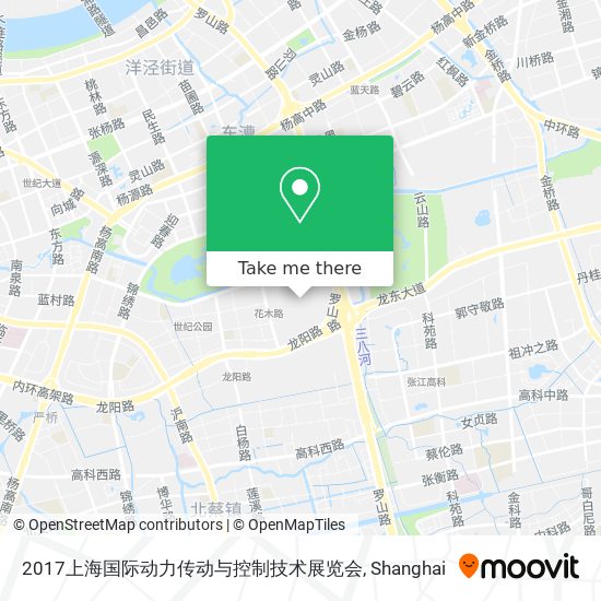 2017上海国际动力传动与控制技术展览会 map