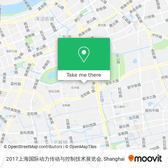 2017上海国际动力传动与控制技术展览会 map