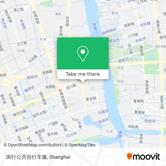 闵行公共自行车服 map