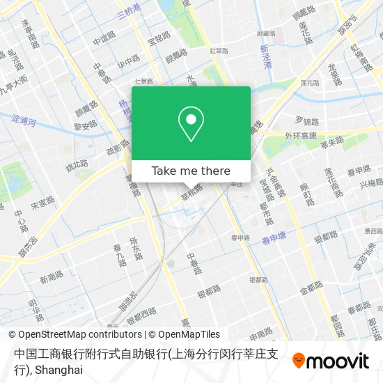 中国工商银行附行式自助银行(上海分行闵行莘庄支行) map