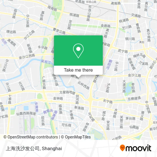 上海洗沙发公司 map