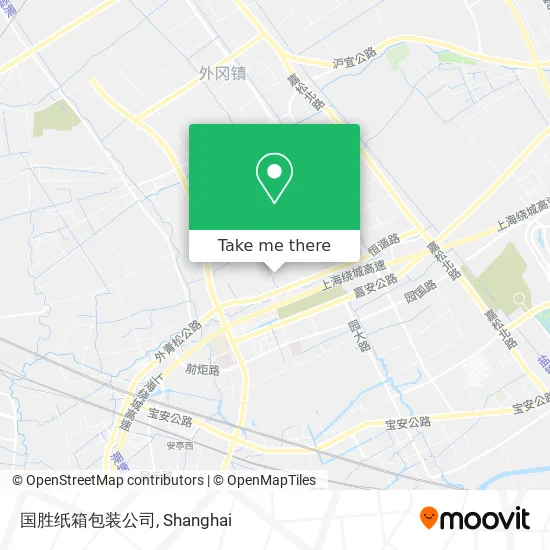 国胜纸箱包装公司 map