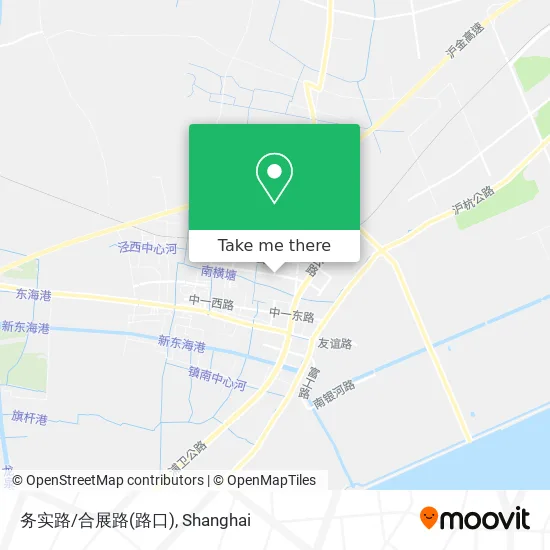 务实路/合展路(路口) map