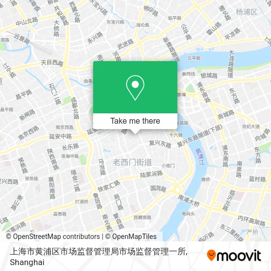 上海市黄浦区市场监督管理局市场监督管理一所 map