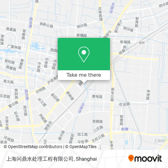 上海问鼎水处理工程有限公司 map