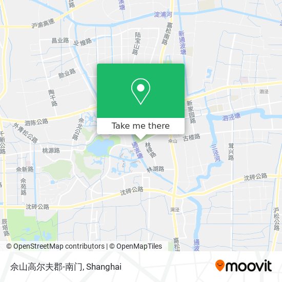佘山高尔夫郡-南门 map