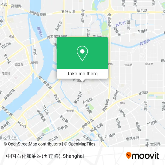 中国石化加油站(五莲路) map