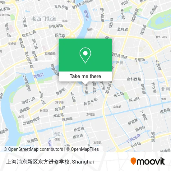上海浦东新区东方进修学校 map