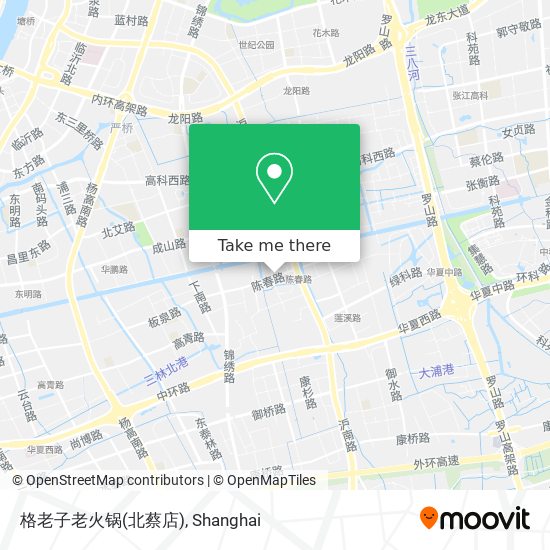 格老子老火锅(北蔡店) map