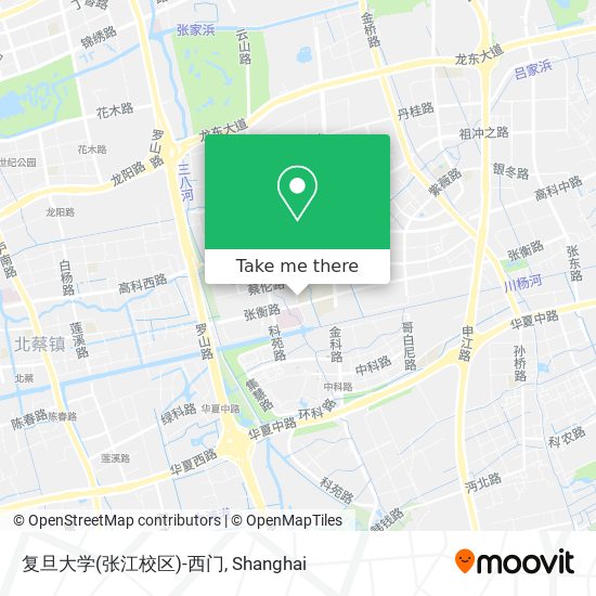 复旦大学(张江校区)-西门 map