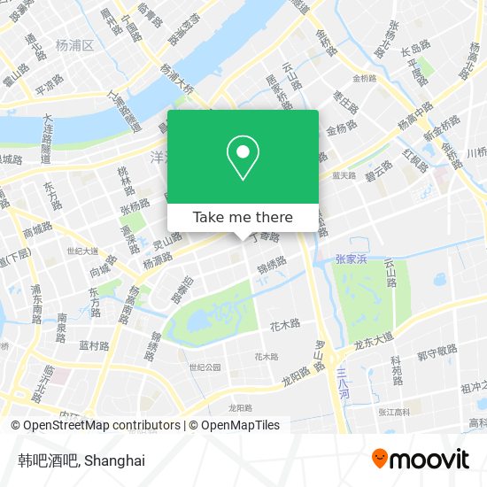 韩吧酒吧 map