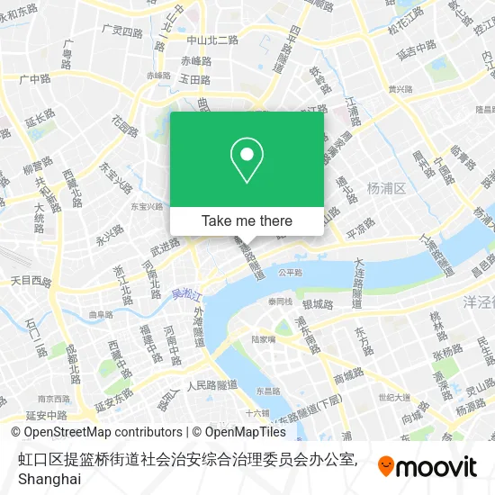 虹口区提篮桥街道社会治安综合治理委员会办公室 map