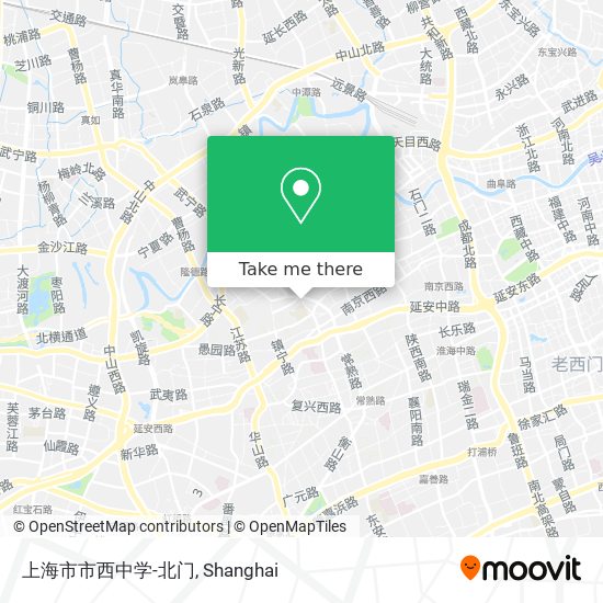 上海市市西中学-北门 map
