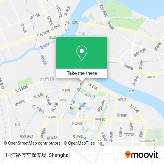 国江路停车保养场 map