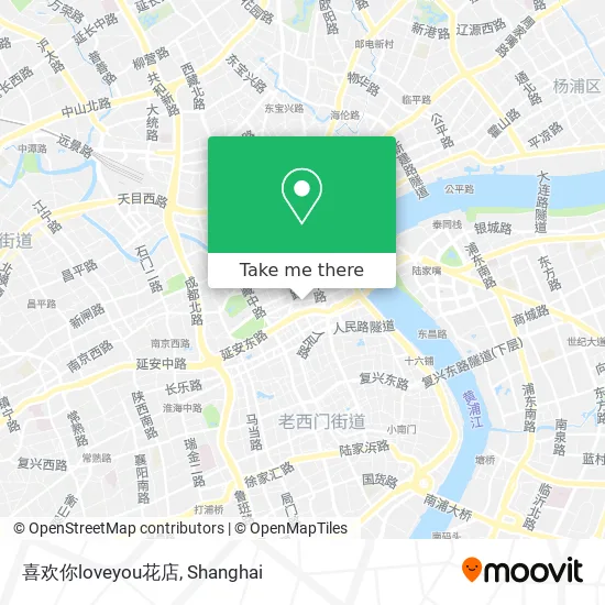 喜欢你loveyou花店 map