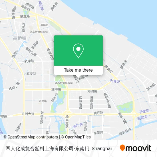 帝人化成复合塑料上海有限公司-东南门 map