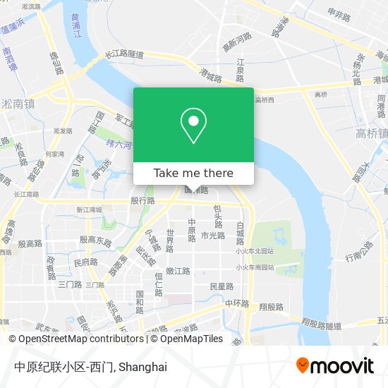 中原纪联小区-西门 map