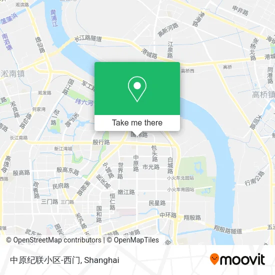 中原纪联小区-西门 map