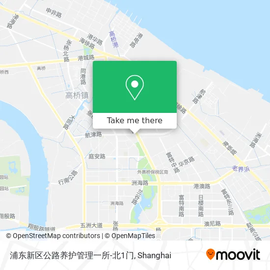 浦东新区公路养护管理一所-北1门 map
