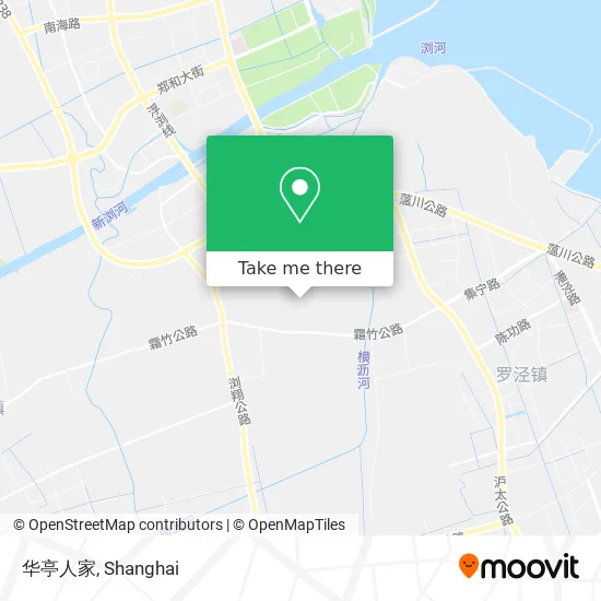 华亭人家 map