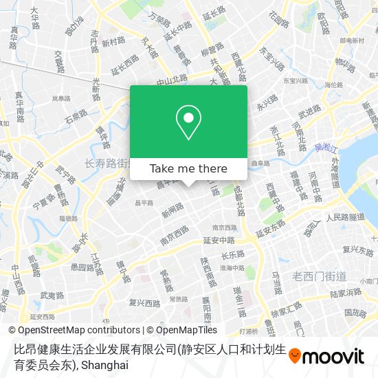 比昂健康生活企业发展有限公司(静安区人口和计划生育委员会东) map