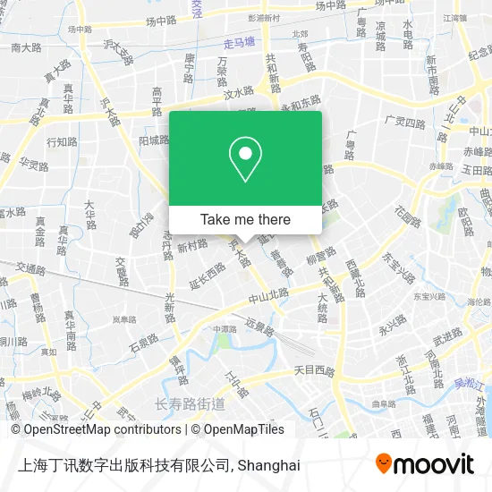 上海丁讯数字出版科技有限公司 map