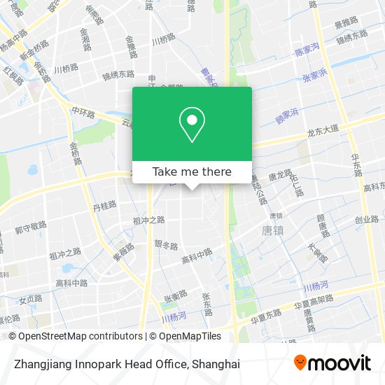 Zhangjiang Innopark Head Office map