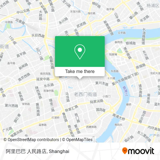 阿里巴巴 人民路店 map