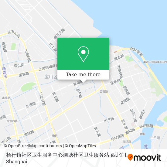 杨行镇社区卫生服务中心泗塘社区卫生服务站-西北门 map