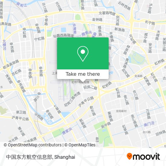 中国东方航空信息部 map