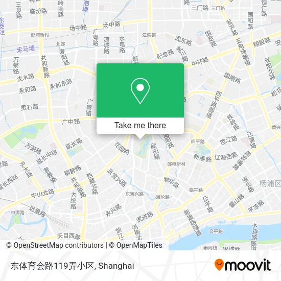 东体育会路119弄小区 map