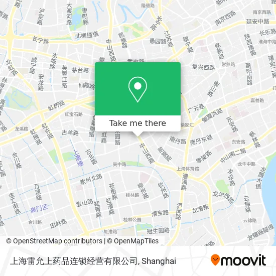 上海雷允上药品连锁经营有限公司 map