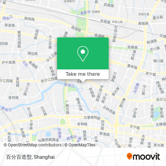 百分百造型 map