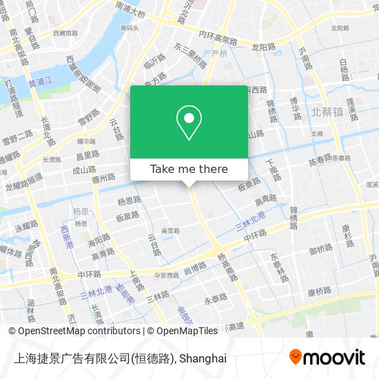 上海捷景广告有限公司(恒德路) map