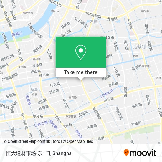 恒大建材市场-东1门 map
