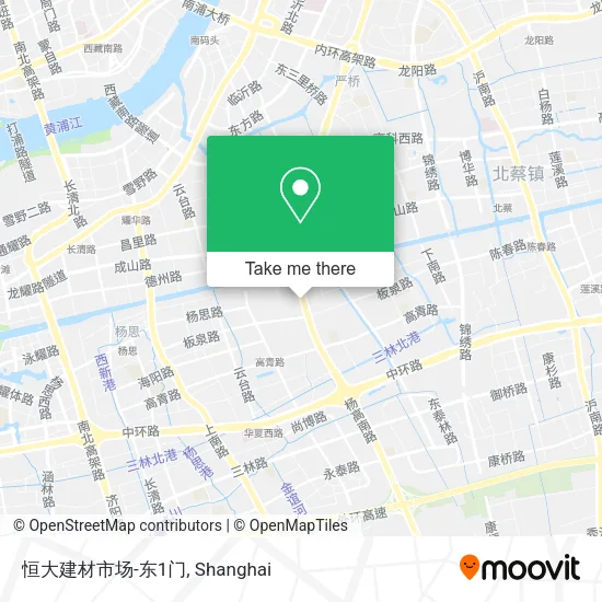 恒大建材市场-东1门 map