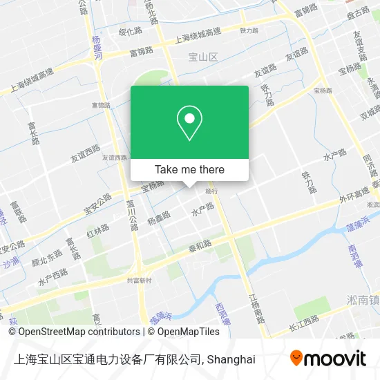 上海宝山区宝通电力设备厂有限公司 map