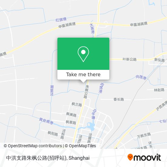 中洪支路朱枫公路(招呼站) map
