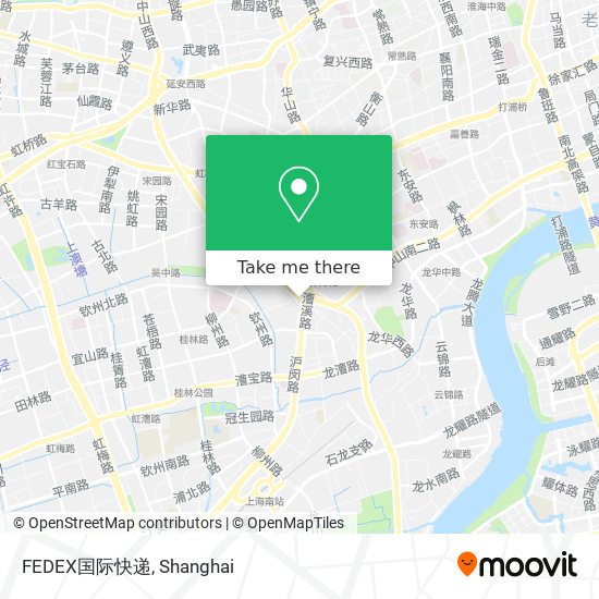 FEDEX国际快递 map