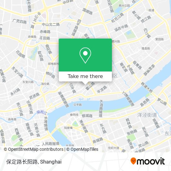 保定路长阳路 map