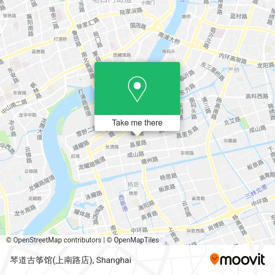 琴道古筝馆(上南路店) map
