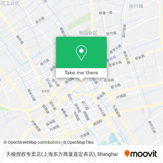 天梭授权专卖店(上海东方商厦嘉定表店) map
