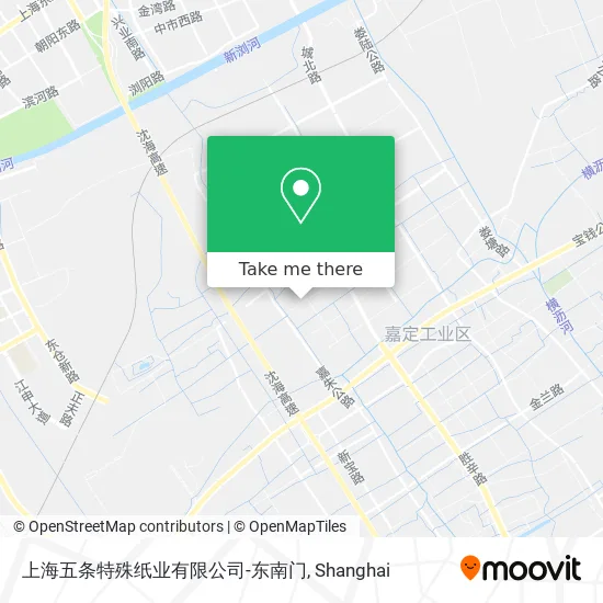 上海五条特殊纸业有限公司-东南门 map