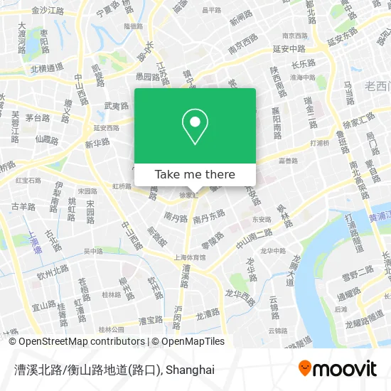 漕溪北路/衡山路地道(路口) map