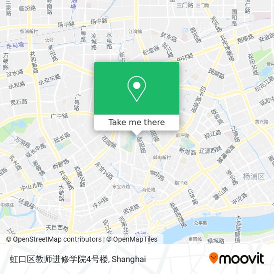 虹口区教师进修学院4号楼 map