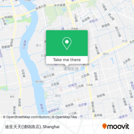 迪亚天天(浦锦路店) map
