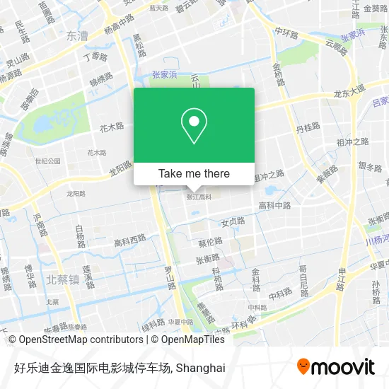 好乐迪金逸国际电影城停车场 map