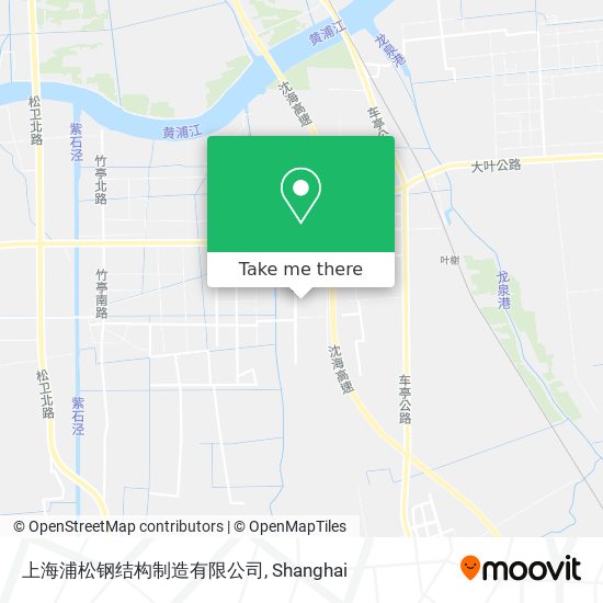 上海浦松钢结构制造有限公司 map