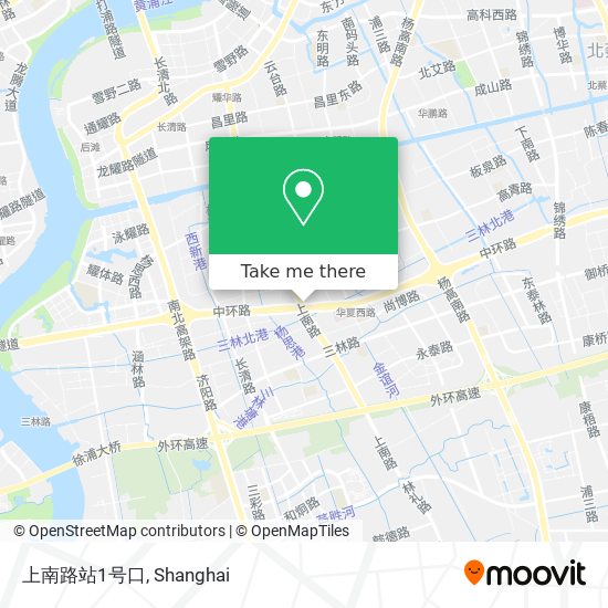 上南路站1号口 map